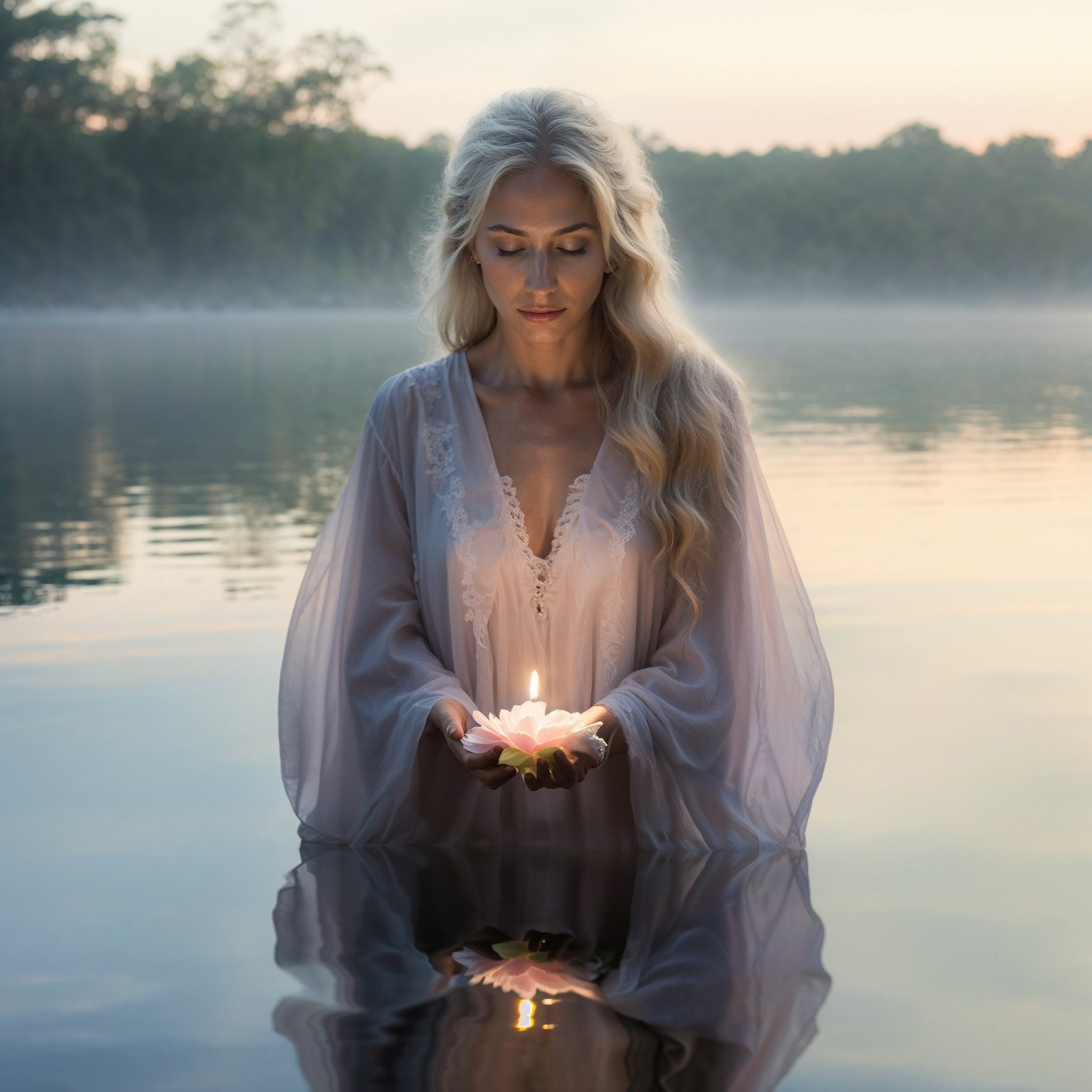Du visar för närvarande 6/12 Blå lotus ceremoni med ljudbad i fullmånens sken i Höllviken